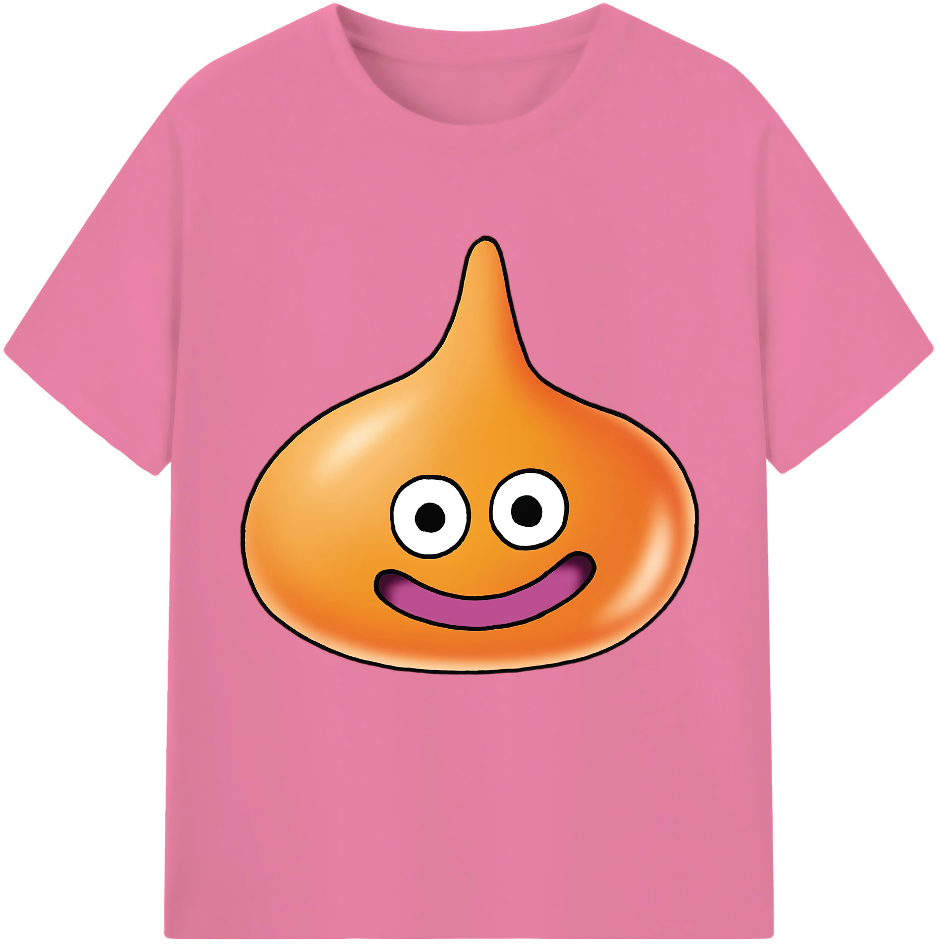 （画像用） ドラゴンクエスト Doragon Kuesuto Dragon Quest 綿100％半袖Tシャツ（フロントプリント）
